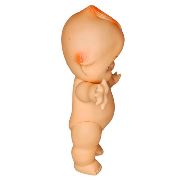 VTG Kewpie Rubber Doll 9" Jointed Squeak Toy Kitschy Baby Doll Molded Hair - Picture 4 of 15